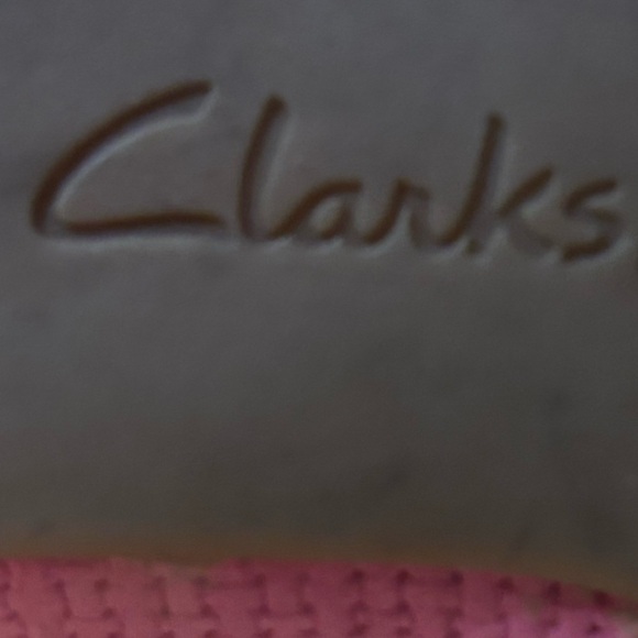 Clarks Artisan Tige De Cuir Loafers Suede Flats Circa 2013 Pink Excellent Size 7 - Picture 7 of 8